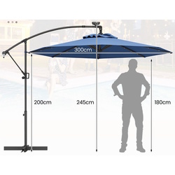 Umbrela de soare Costway NP11558LS (Blue) Thumb