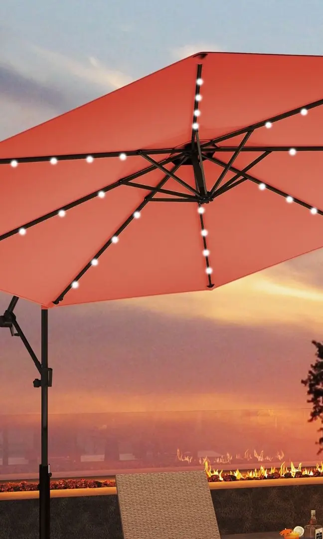 Umbrela de soare Costway NP11558OR (Orange)