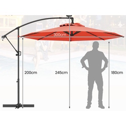 Umbrela de soare Costway NP11558OR (Orange) Thumb