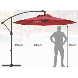 Зонт от солнца Costway NP11558WN (Wine) Thumb