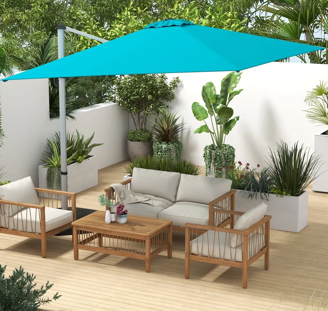 Umbrela de soare Costway NP11584BL (Blue)