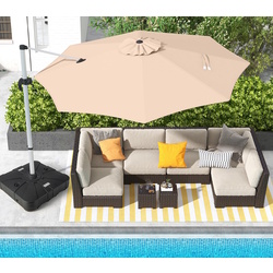 Umbrela de soare Costway NP11585MS (Beige) Thumb