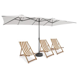 Umbrela de soare Costway NP11598BE (White) Thumb