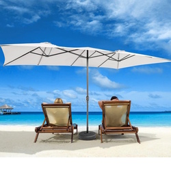 Umbrela de soare Costway NP11598BE (White) Thumb