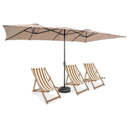 Umbrela de soare Costway NP11598CF (Brown) Thumb