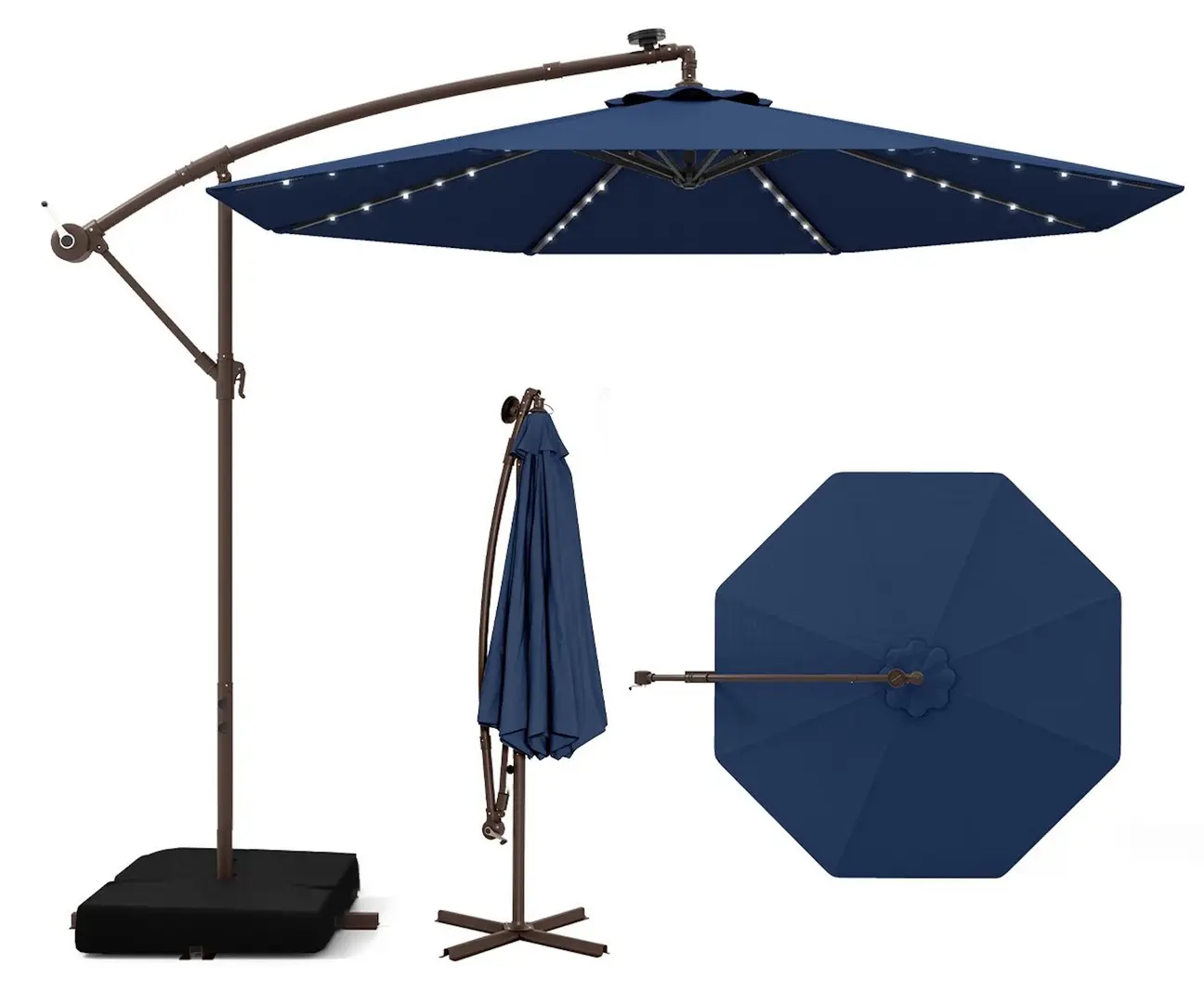 Umbrela de soare Costway NP11657NY (Dark Blue)