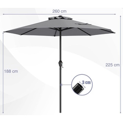 Umbrela de soare Costway NP12130GR (Grey) Thumb