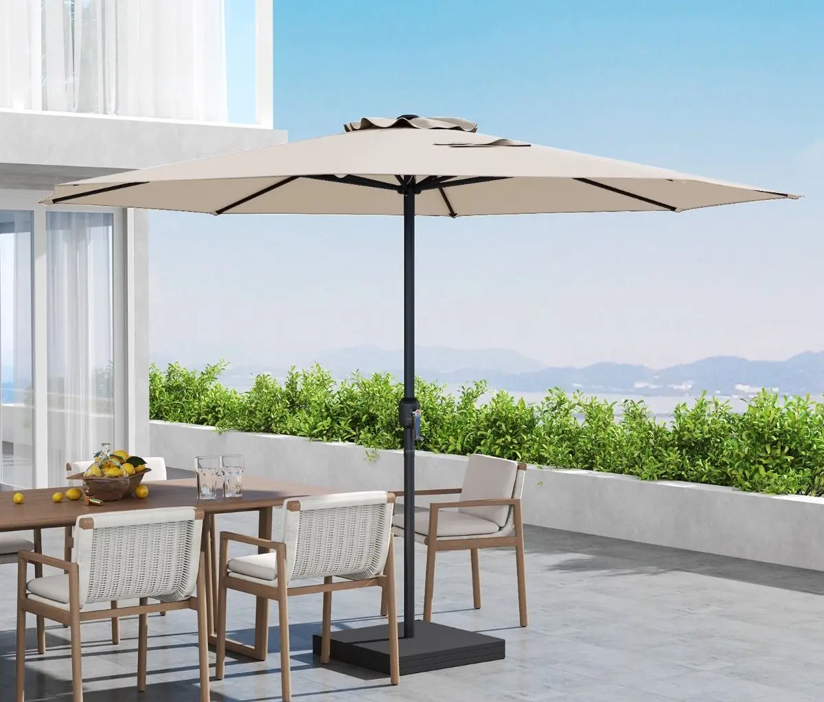 Umbrela de soare Costway NP12131BE (Beige) - 2