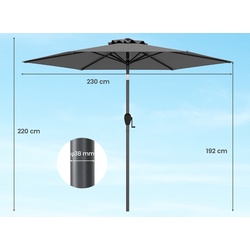 Umbrela de soare Costway NP12189GR (Grey) Thumb