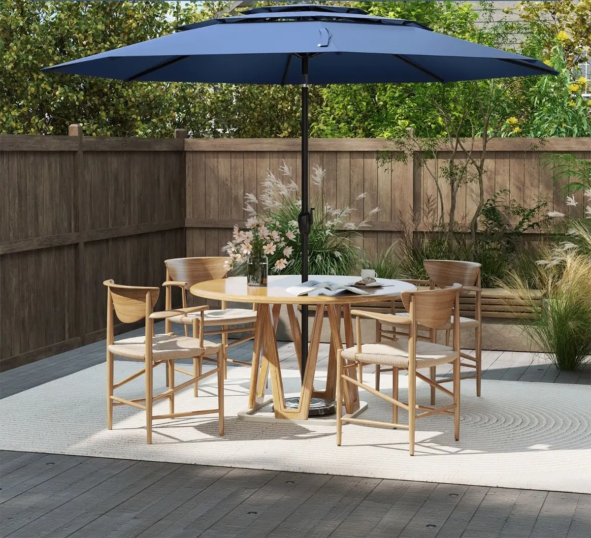 Зонт от солнца Costway NP12191NY (Navy) - 2