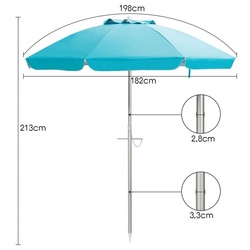 Umbrela de soare Costway NP12248BL (Blue) Thumb