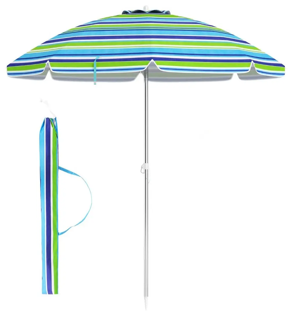 Umbrela de soare Costway NP12248GN (Green/Blue)