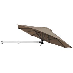 Umbrela de soare montata pe perete Costway OP70378TN (Brown)