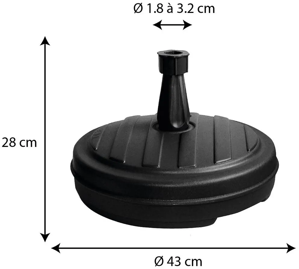 Suport pentru umbrela Eda 3086960016135 (White) - 4