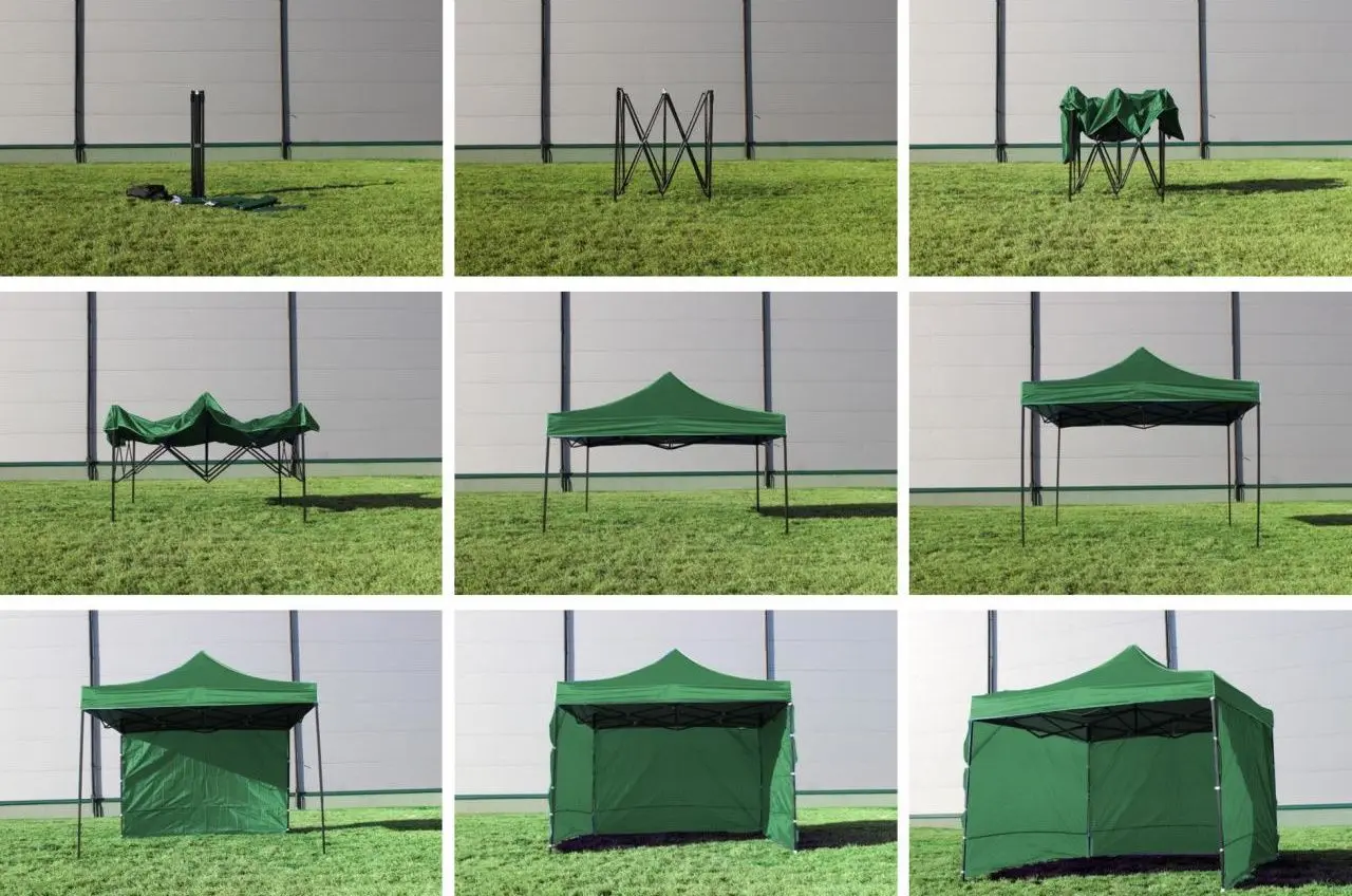 Pavilion de gradina GardenLine NAM7472 (Green)