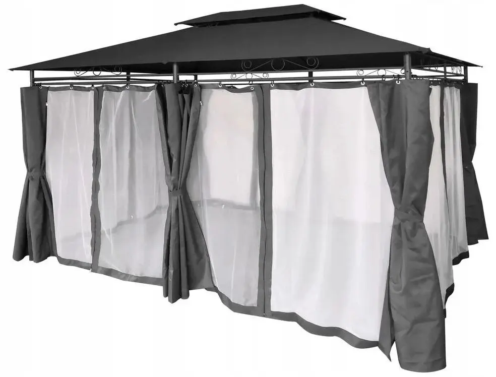 Pavilion de gradina GardenLine TUN0389 3x4m (Dark Grey)