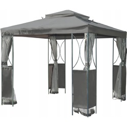 Садовый павильон GardenLine TUN3989 2.5x2.5x2.7m (Grey)