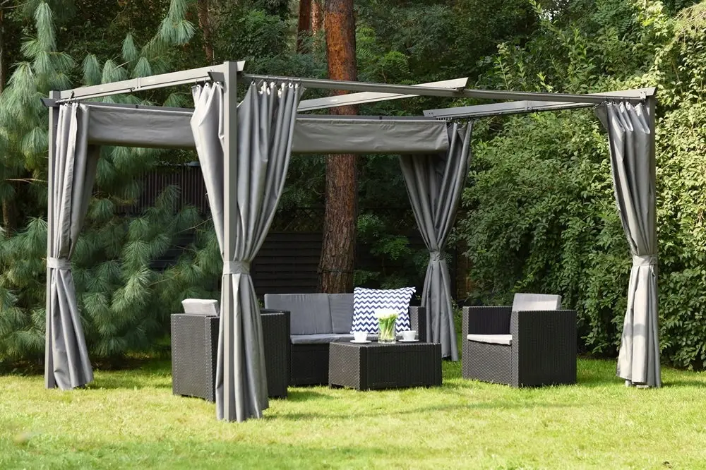 Тент для садового павильона GardenLine TUN4009 3x4m (Grey) - 3