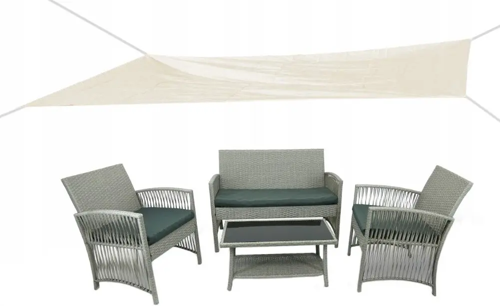 Parasolar dreptunghiular GardenLine TUN0471 (Beige) - 3