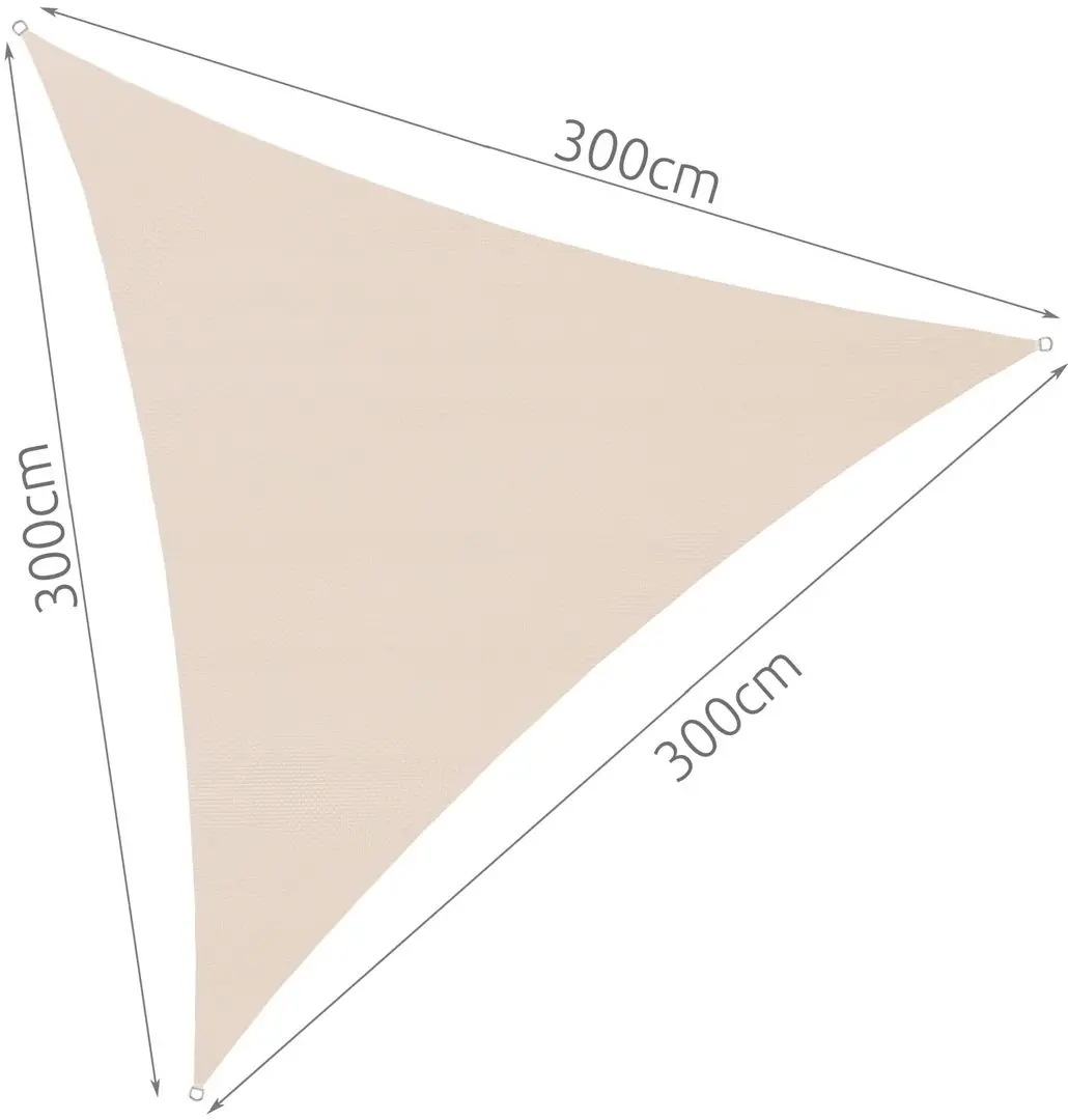 Parasolar triunghiular GardenLine TUN0433 (Beige)