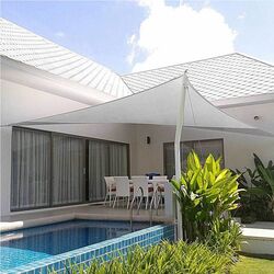 Parasolar triunghiular GardenLine TUN0464 (Grey) Thumb