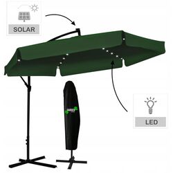 Зонт от солнца GardenLine Banana GAO1510 LED (Dark Green/Black) Thumb