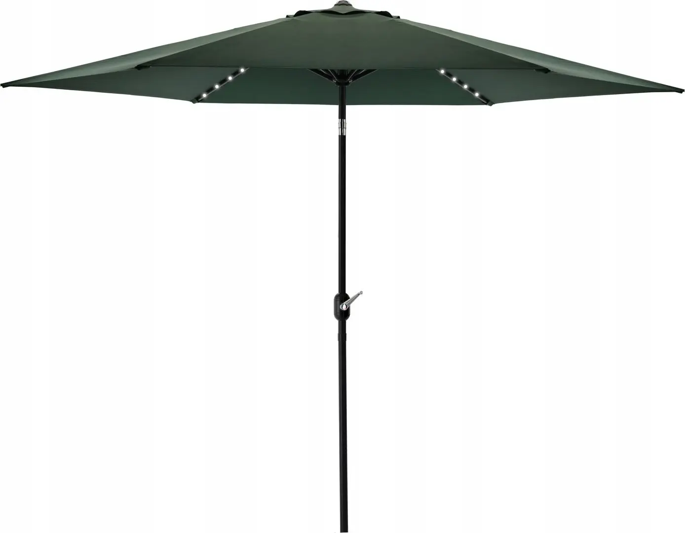 Umbrela de soare GardenLine GAO1541 LED (Dark Green/Black)