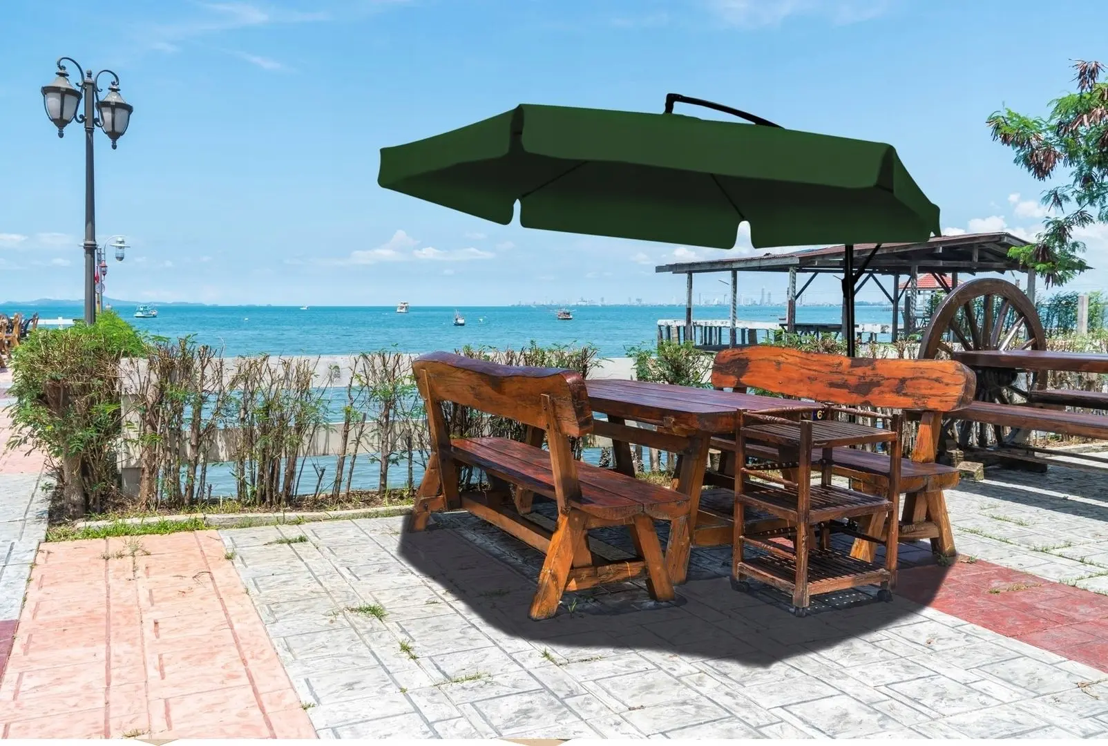 Зонт от солнца GardenLine GAO2859 (Green)