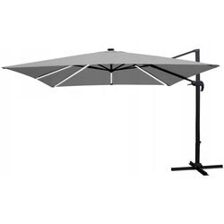 Umbrela de soare GardenLine Roma GAO1572 LED (Grey/Black)