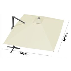 Зонт от солнца GardenLine Roma GAO1589 LED (Beige/Black) Thumb