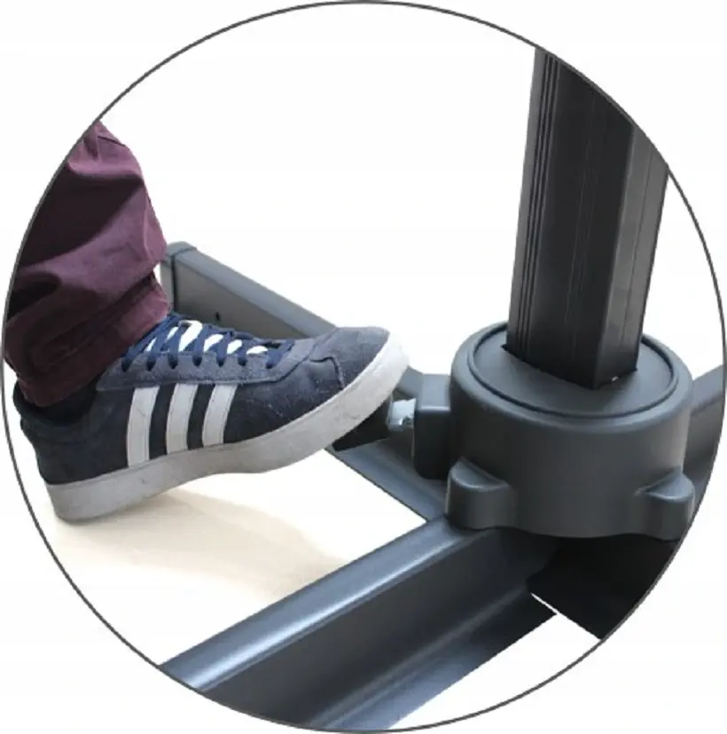 Зонт от солнца GardenLine Roma GAO5415 (Grey/Black) - 3