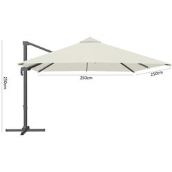 Umbrela de soare GardenLine GAO5385 (Crema) Thumb