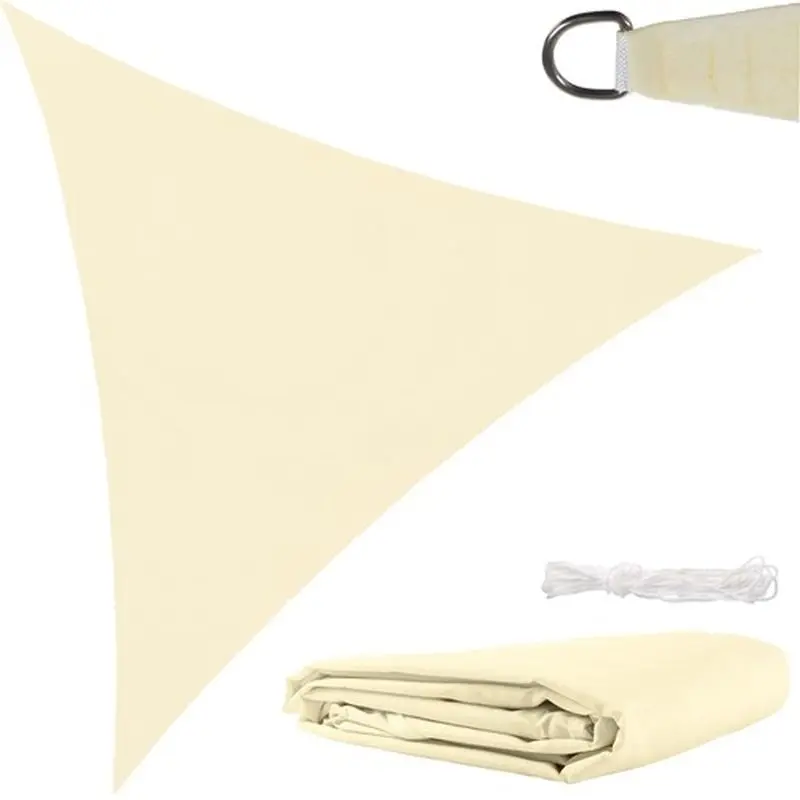 Parasolar triunghiular Gardlov 2263 4x4x4m (Beige) - 7