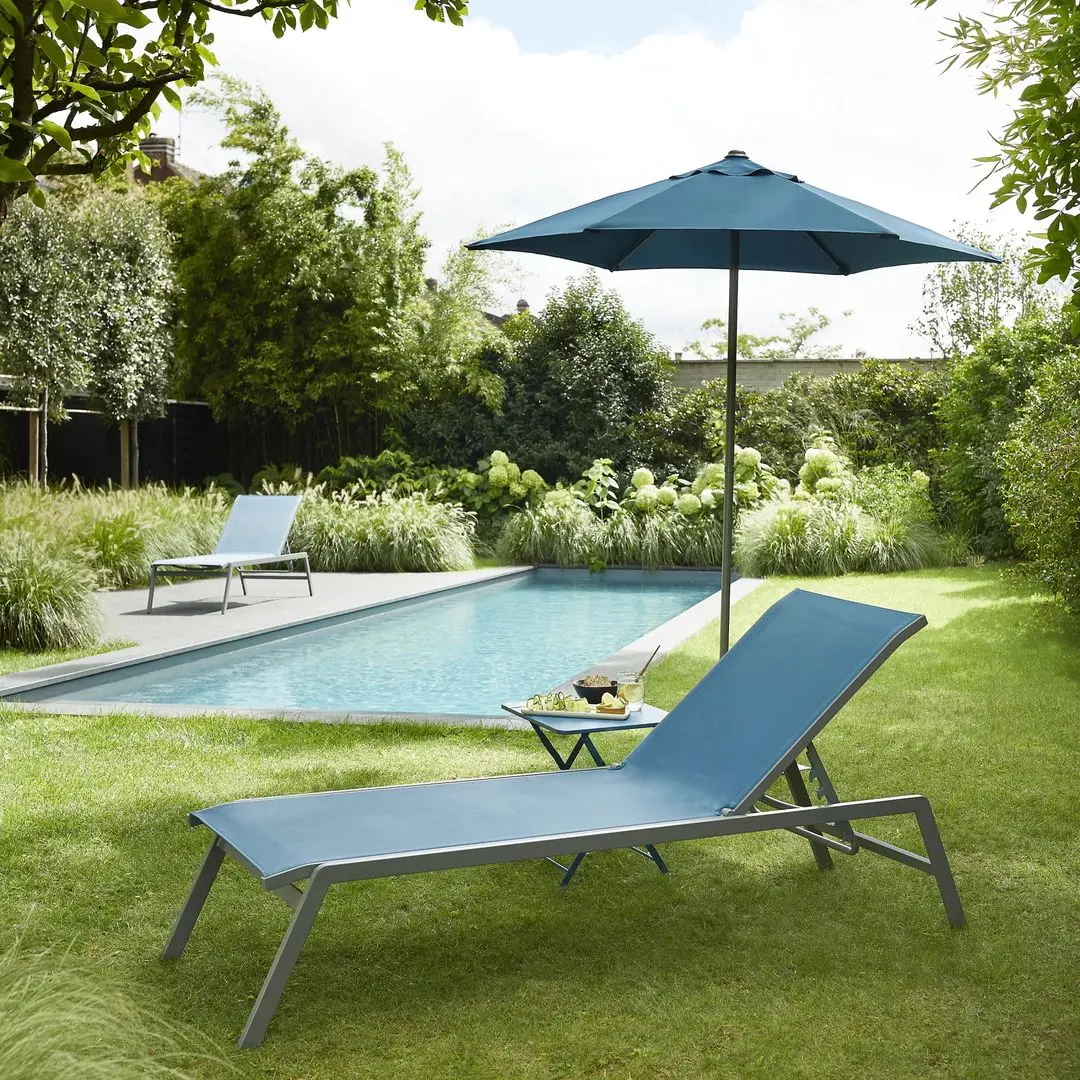 Umbrela de soare GoodHome Carambole (Abyss Blue)