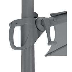 Umbrela de soare GoodHome Mallorca URM038011S (Steel Gray) Thumb