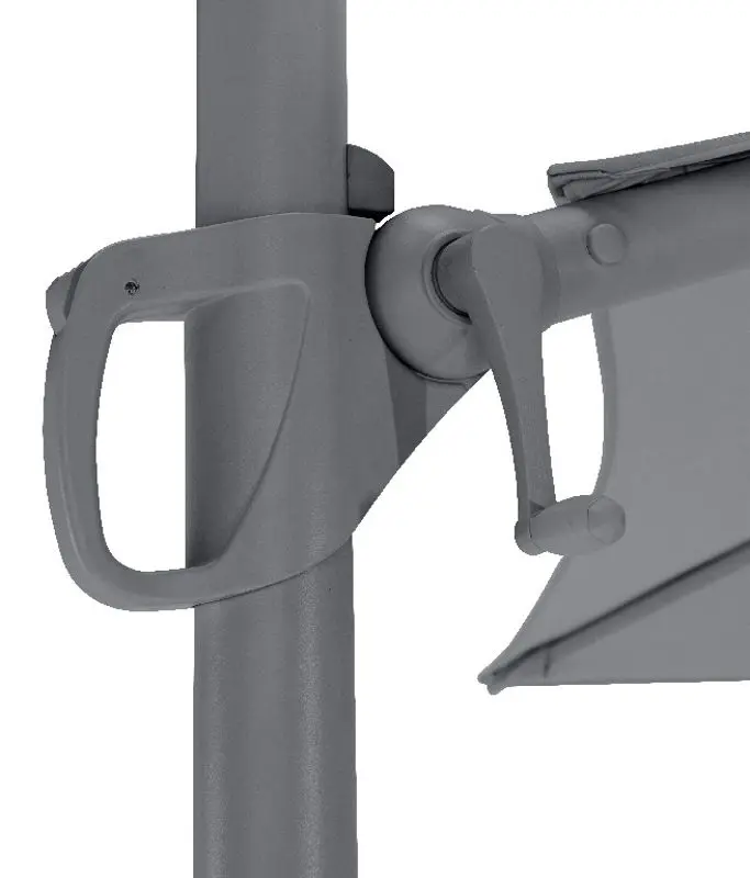 Umbrela de soare GoodHome Mallorca URM038011S (Steel Gray)