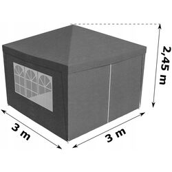 Pavilion de gradina Gotel L33AS 3x3 (Grey) Thumb