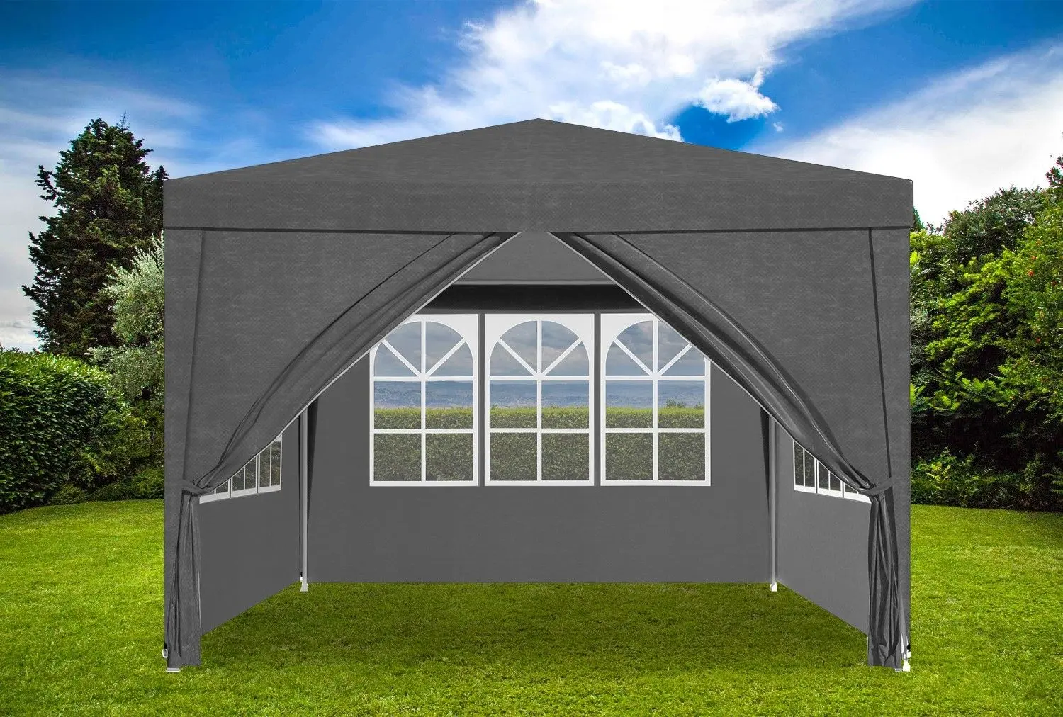 Pavilion de gradina Gotel L33AS 3x3 (Grey) - 9