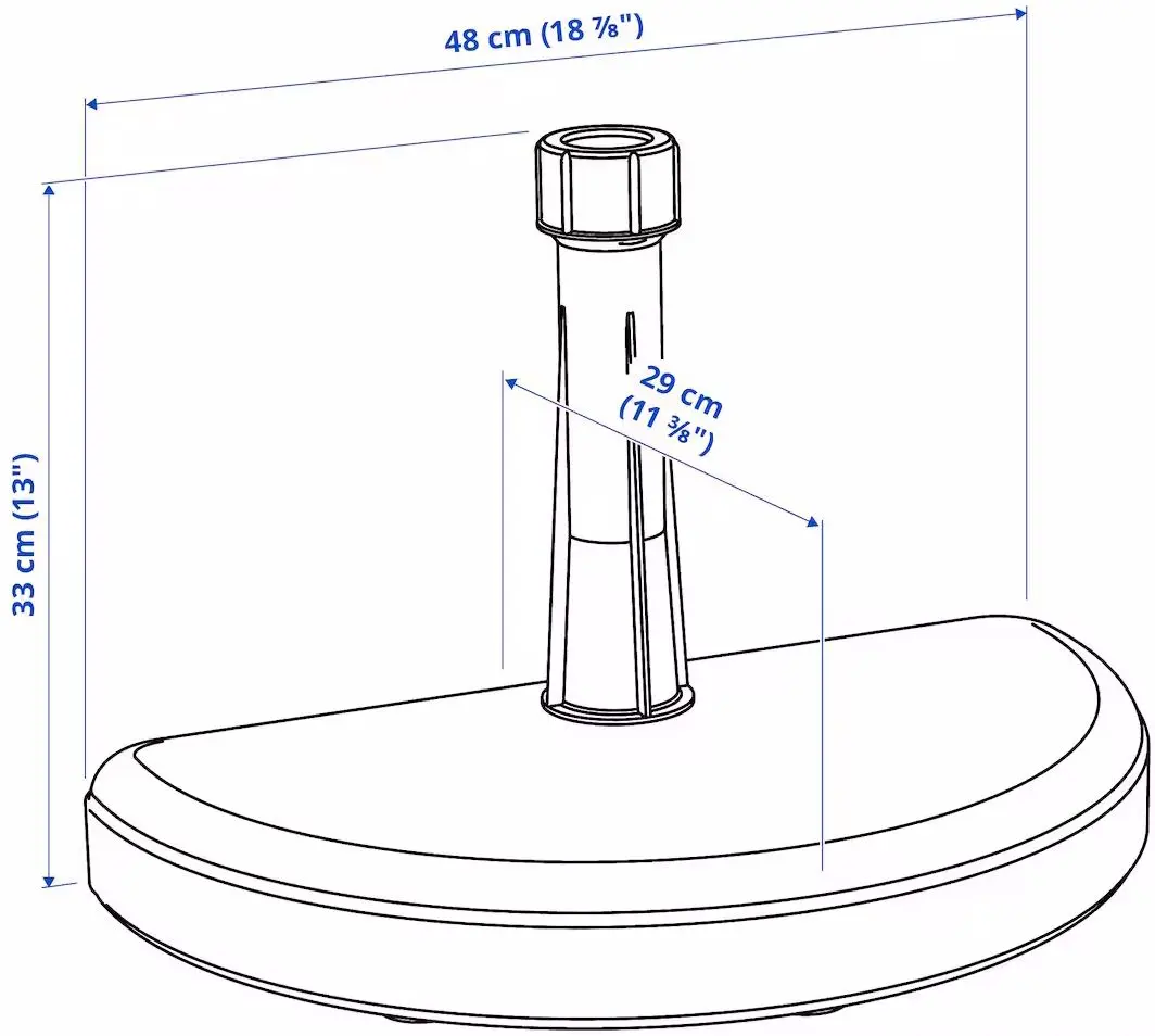 Подставка для зонта Ikea Bramson (Черный) - 3