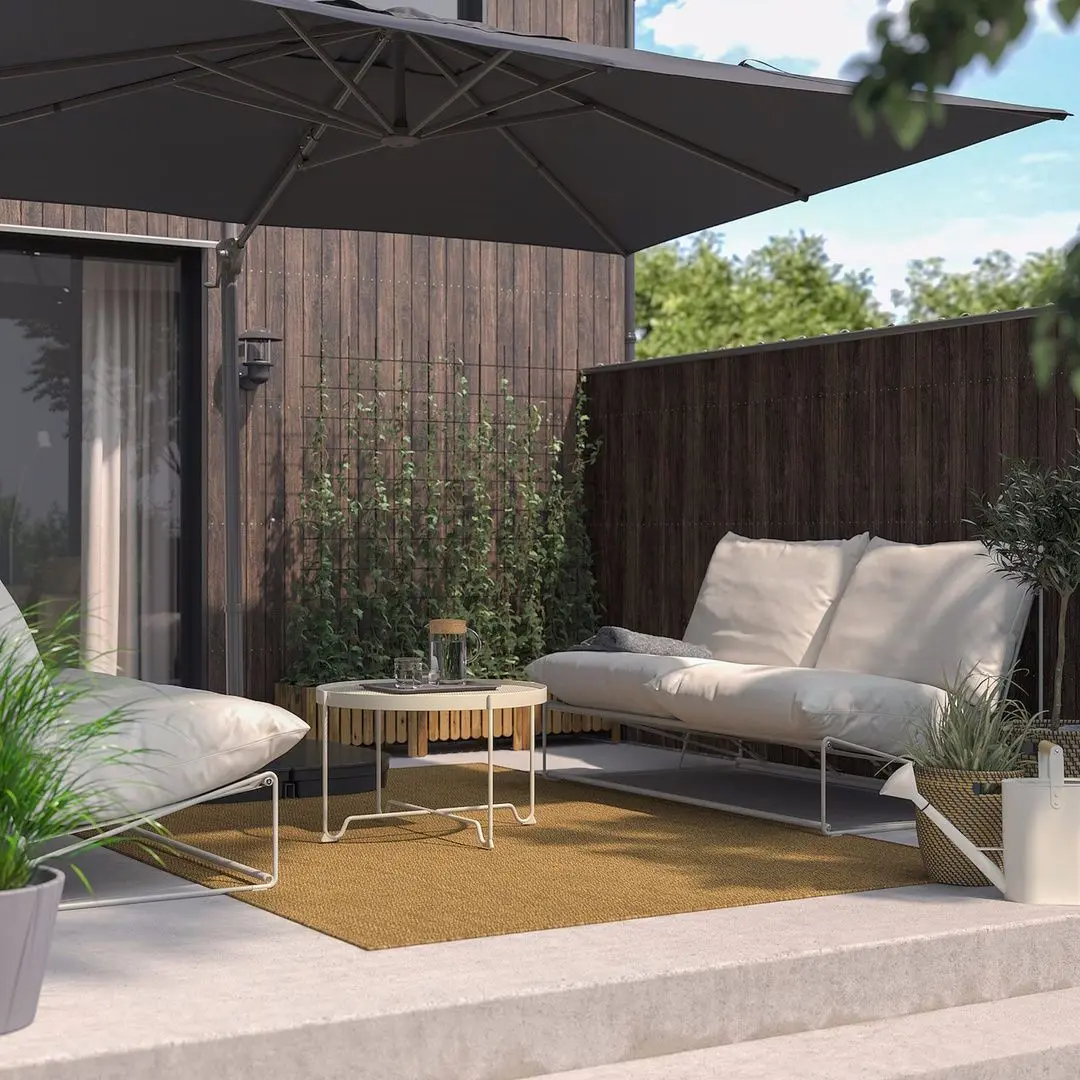 Umbrela de soare Ikea Seglaro inclinat 330x240 (Antracit)