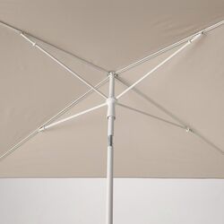 Umbrela de soare Ikea Tveto 180x145cm înclinata (Gri-Bej/Alb) Thumb