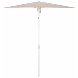 Umbrela de soare Ikea Tveto 180x145cm înclinata (Gri-Bej/Alb)