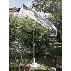 Umbrela de soare Ikea Tveto 180x145cm înclinata (Gri-Bej/Alb) Thumb