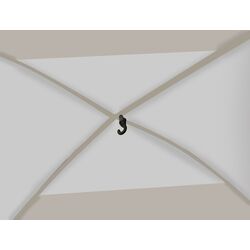 Pavilon de grădină Iso Trade 12176 (White/Grey) Thumb