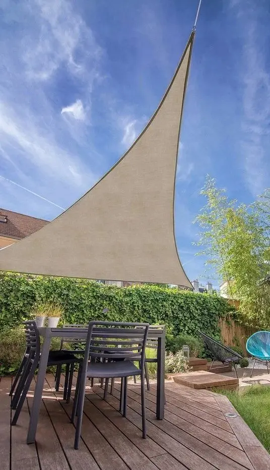 Тент-навес треугольный Jumi OM-631458 (Beige) - 2