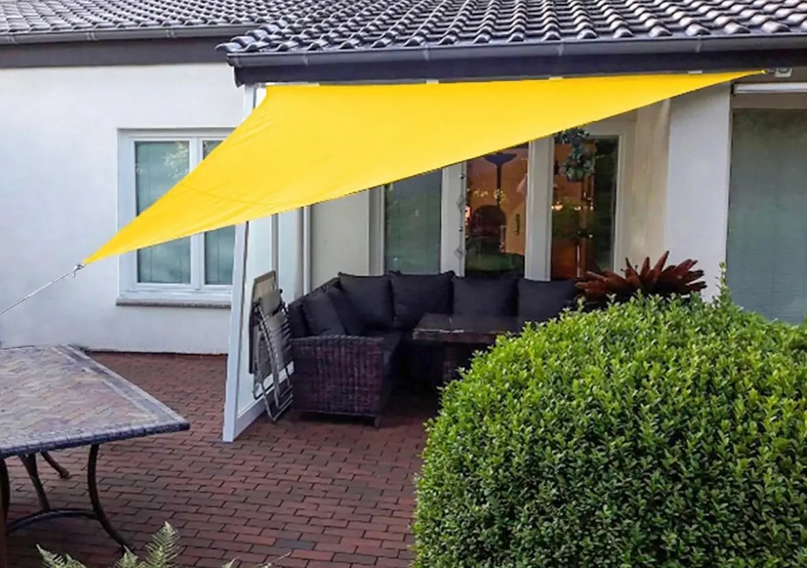 Тент-навес треугольный Jumi OM-631465 3.6x3.6x3.6m (Yellow)