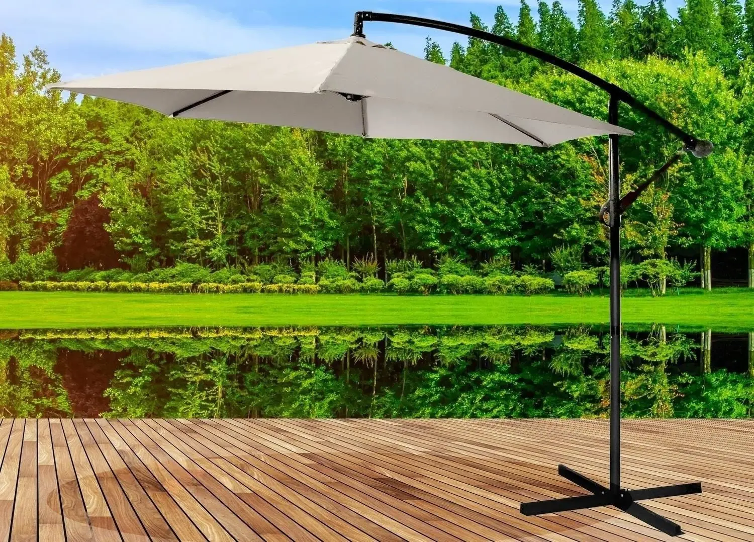 Umbrela de soare Jumi OM-755246 (Beige) - 2