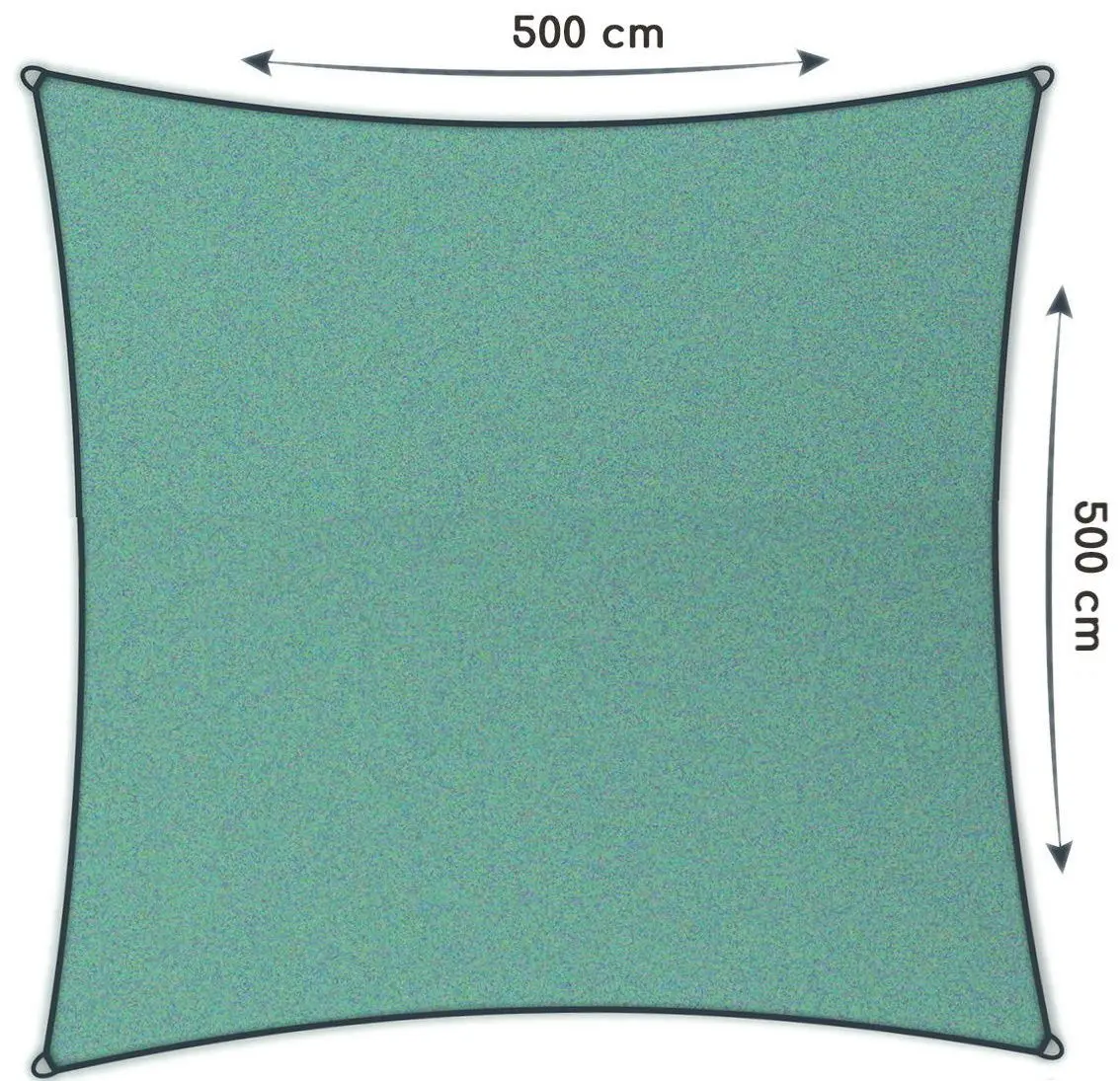 Parasolar patrat Blumfeldt 10038197 5x5m (Dark Grey) - 6