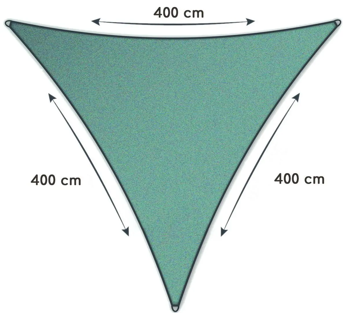 Тент-навес треугольный Blumfeldt 10038179 4x4x4m (Light Grey) - 6
