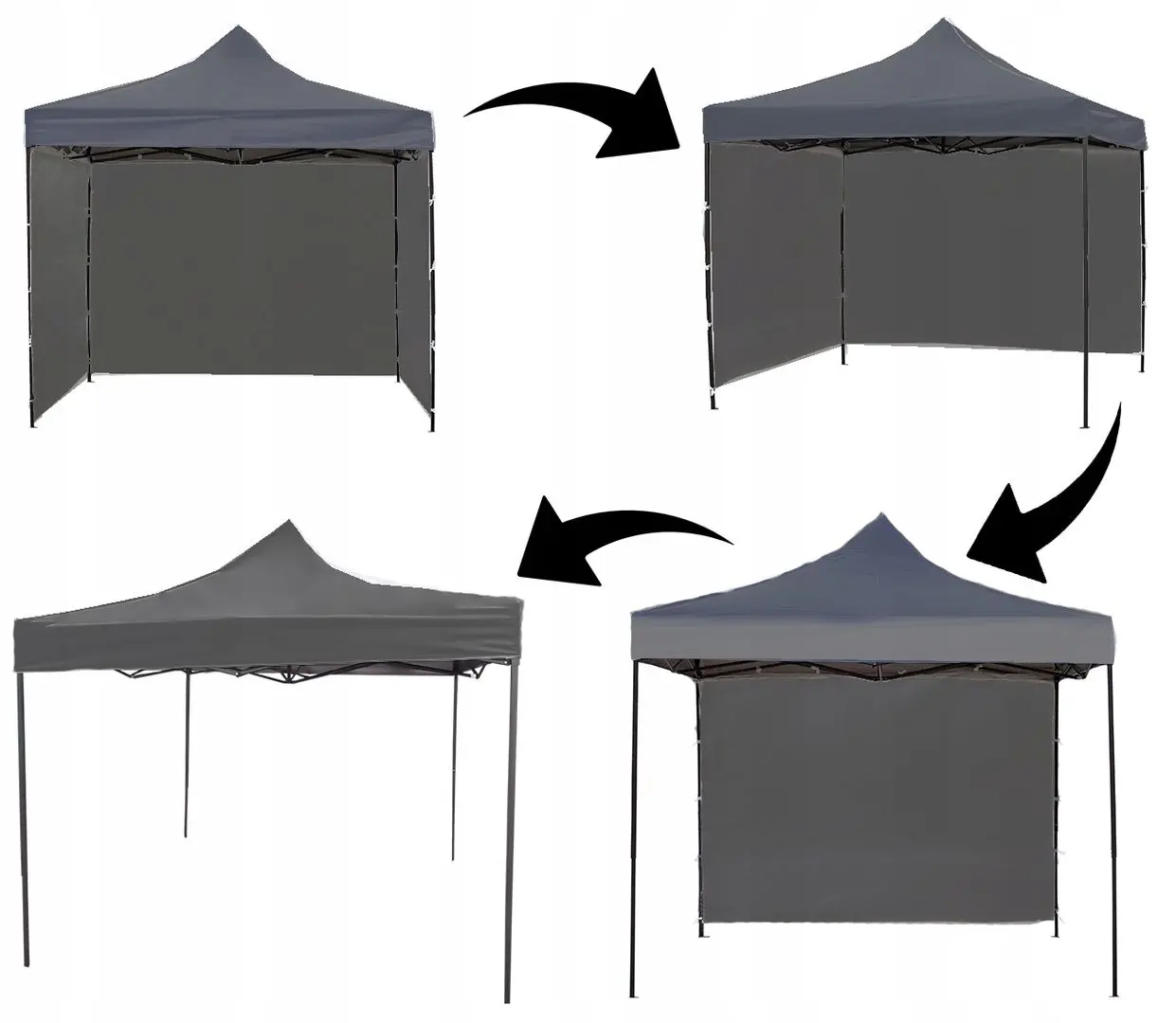 Садовый павильон Maltec 109050 3x3 (Grey)